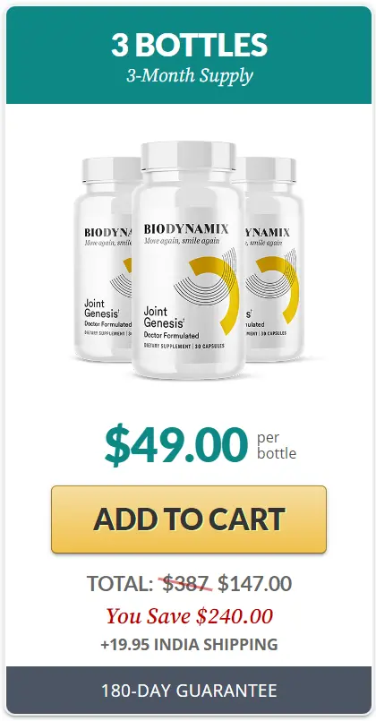 Joint Genesis 3 Bottle Package