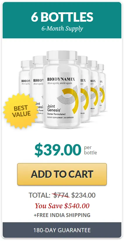 Joint Genesis 6 Bottle Package - Best Value